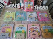 Ideal Big Bird Sesame Street Animation Tapes with Matching Books