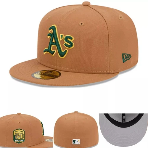 Neu Oakland Athletics Baseball Ära Mütze 59FIFTY eng anliegende Mütze -5950-16 - Bild 21 von 41