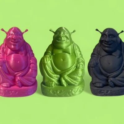 Shrek Buddha Ornament Shrek Gift Ogre Figurine Buddha Gift Funny gifts