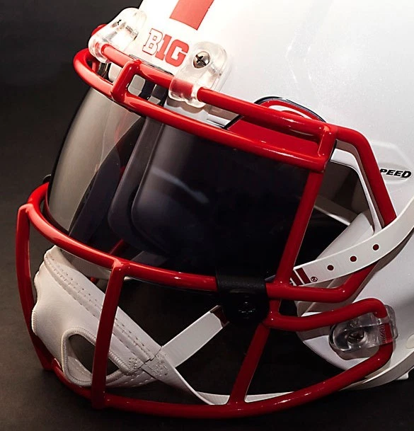 NEBRASKA CORNHUSKERS NCAA Authentic GAMEDAY Football Helmet w/ OAKLEY Eye Shield - Image 4 of 4