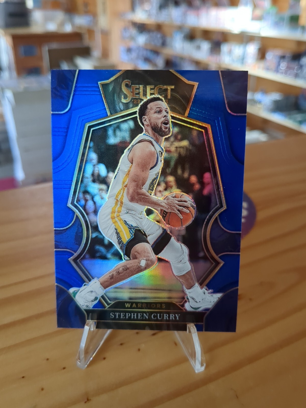 Stephen Curry Blue Prizm #127