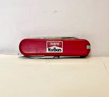 Marlboro Victorinox Pocket Knife W/Mini Scissors & Screwdriver Please Read