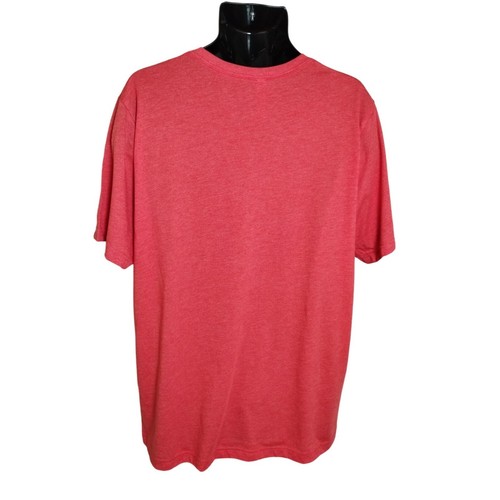 Dude Perfect Mens 2XL DP TShirt Tee Red Super Hero Crest American Flag Crew - Picture 3 of 4