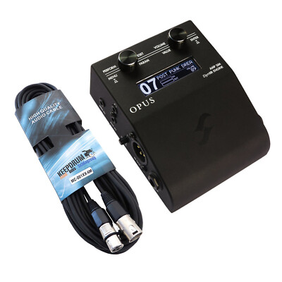 Two Notes Opus DI-Box, IR-Loader, Amp und Cab Simulator mit keepdrum XLR-Kabel