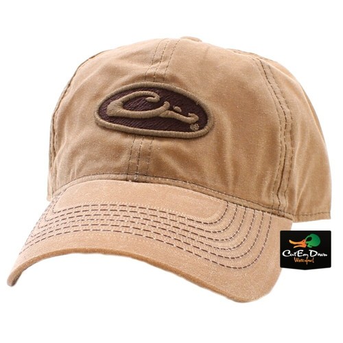DRAKE WATERFOWL SYSTEMS 8OZ WAXED COTTON LOGO BALL CAP HAT ADJUSTABLE OSFM - Picture 8 of 11