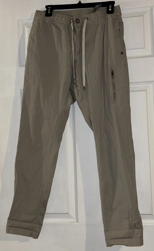 vuori ripstop cotton climber drawstring jogger pants