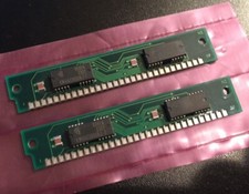 2x 1MB 30-Pin 2-Chip Non-Parity 70ns FPM Memory SIMMs 2MB RAM Apple Mac PC