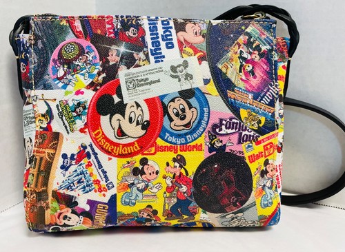 *Dooney & Bourke*Disney*Mickey Memorabilia-Mickey attraverso gli anni*Crossbody - Foto 2 di 11