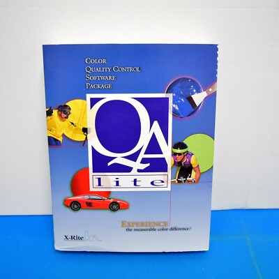 X-Rite QA Lite Color Quality Control Software Package with manual