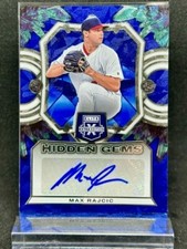 Max Rajcic 2023 Panini Baseball Extra Edition Hidden Gems Autograph RC HG-MRJ