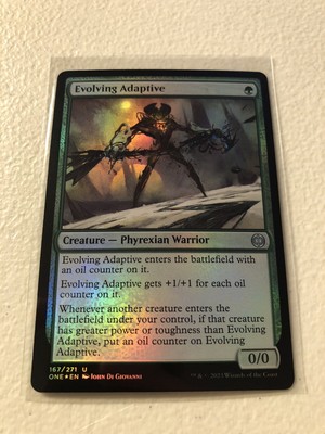Evolving Adaptive Foil Phyrexia All Will Be One MTG Magic The Gathering Fresh