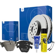 ATE Bremsensatz + Plastilube + Bremsenreiniger + WK MERCEDES S-Klasse W140 S-Kl