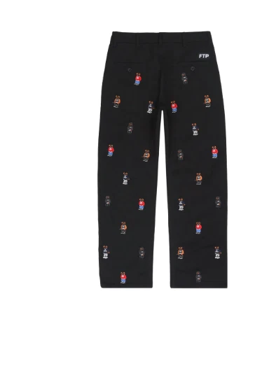 FuckThePopulation FTP Bear Chino Pant (Black) Size 32 In Hand Ready to Ship  RL