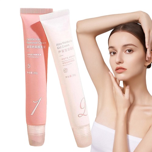 2* Pcs Aurlux Hair Remover Cream Women Moisturizing Lotion Remover For Arms - Picture 3 of 12
