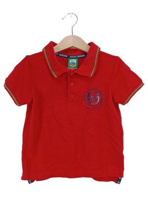 SERGIO TACCHINI Kinder Poloshirt Rot Gr. 122 Sportlich Preppy