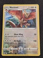 Pokemon TCG Noctowl Reverse Holo Astral Radiance Card 121/189