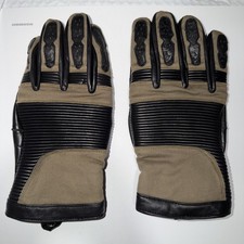 John Doe Durango Medium Motorcycle Leather Gloves Black / Olive