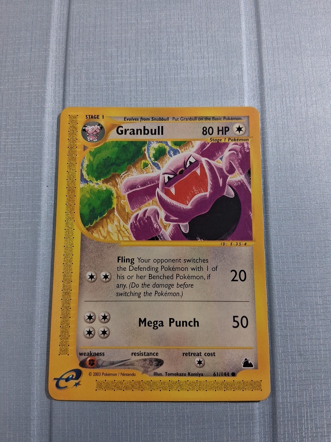 Pokemon Granbull 61/144 Skyridge Non-holo NM Fast Ship
