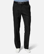 Kenneth Cole Reaction Men's Black Slim-Fit Stretch Dress Pants Size 32W 32L