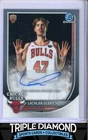 2025-26 Bowman Chrome Lachlan Olbrich Rookie Autograph Auto Bulls G891