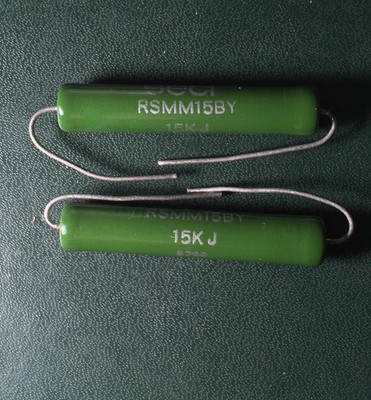 15Kohm 5W Enamel SIXI Size Approx 9x45mm See Photo