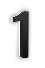 5 Inch LED House Number, 5000K Backlit White Light, Weatherproof ABS Polymer,...