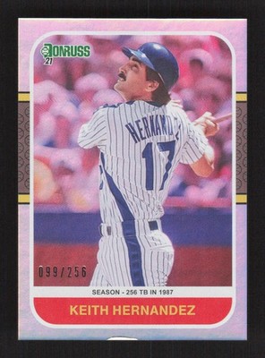 Keith Hernandez 2021 Donruss Season Stat Line #/256 #256