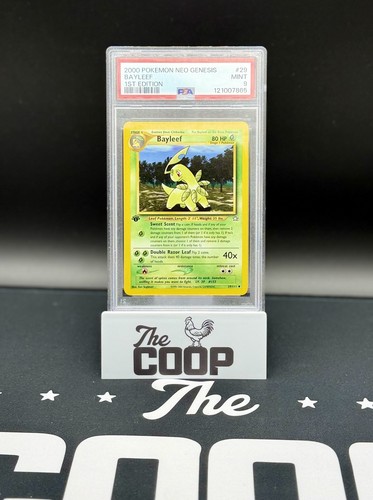Bayleef (1st Edition) graded PSA 9 for sale on eBay
