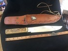 Vtg. Solingen Germany Schlieper Voos 13189 15" Fixed Blade Bowie Hunting Knife — photo 1