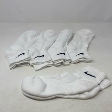 NIKE Everyday Cushioned Ankle Socks 5-Pair White M