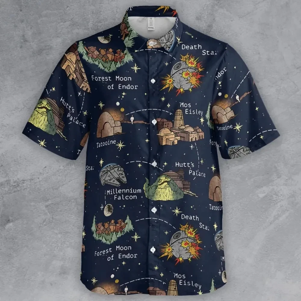 Points of Interest Star Wars Button Down Shirt