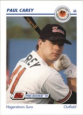 1991 Line Drive AA #228 Paul Carey - BB