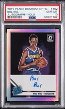 2019 PANINI DONRUSS OPTIC AUTO-HOLO #162 BOL BOL PSA 10
