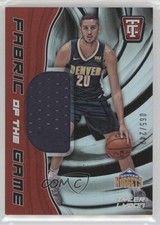 2017 Panini Totally Certified Fabric of the Game Rookies 65/249 Tyler Lydon 5yi