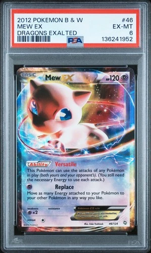 Dragons Exalted #46/124 Mew EX PSA 6