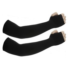 Sun Protection Arm Sleeves With Thumb Holes for Men Women