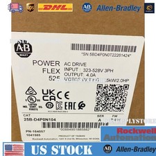 New Sealed Allen Bradley 25B-D4P0N104 /A Powerflex 525 AC Drive 2HP 25BD4P0N104
