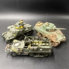 unimax 1:32 scale lot of tanks and half track...