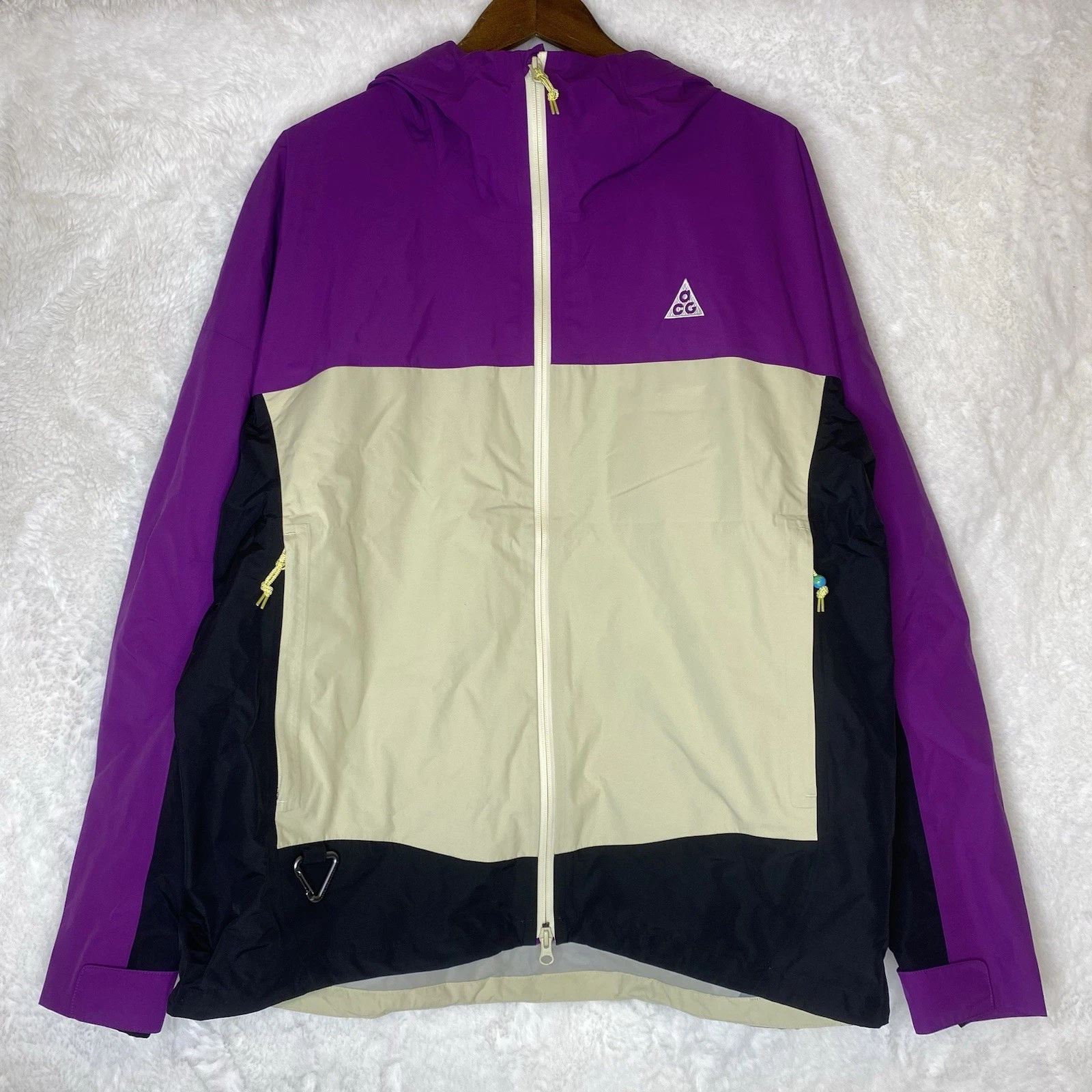 Nike ACG MORPHO Storm-Fit ADV Rain Windbreaker Anorak Jacket Mens Size Large NEW