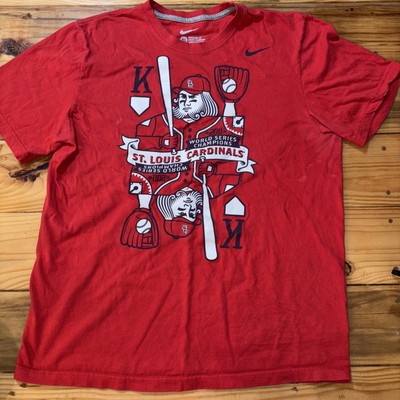 STL 2011 World Champion Series Nike King of Bases T-Shirt, Sz XL