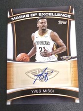 2025-26 Topps Basketball ME-YM YVES MISSI Marks Of Excellence Autograph Card 