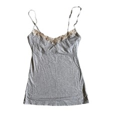 Y2K Abercrombie Fitch Babydoll Coquette Beaded Lace Cami Top Balletcore