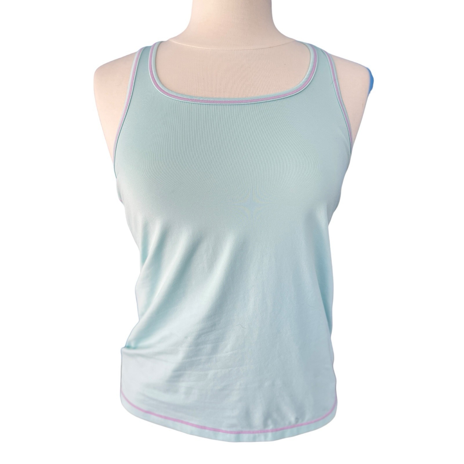Fabletics Athletic Racerback Moisture Wicking Blu… - image 1