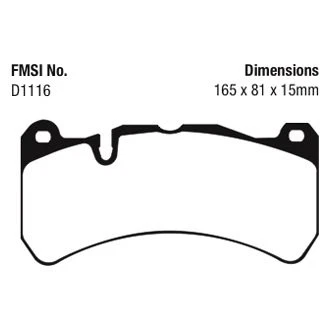 For Subaru WRX STI 18-21 EBC Bluestuff NDX Formula Racing Front Brake Pads - Imagem 4 de 4