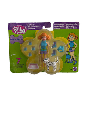 Vintage Mattel B2640 Polly Pocket Pet Friends Lea & Bella Toy