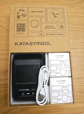 Supvan Katasymbol T50M Pro Label Printer, Black  with 3 tapes