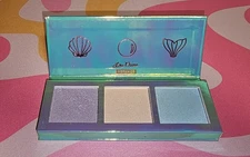 Lime Crime HI-LITE Mermaids Highlighter Palette 0.75oz NWOB