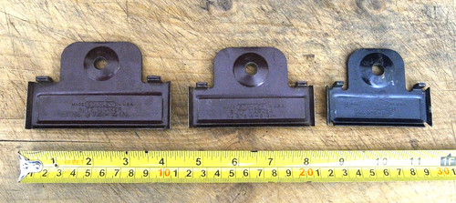 3 VINTAGE STANLEY BUTT HINGE MARKERS #374-4"..#373 1/2- 3 1/2"..#373-3" all EX+