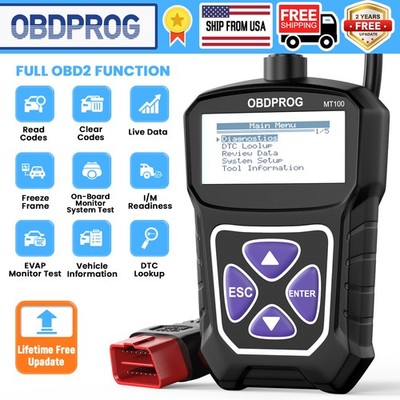 OBDPROG MT100 Car Code Reader Automotive Diagnostic Scan Tool Check Engine Fault