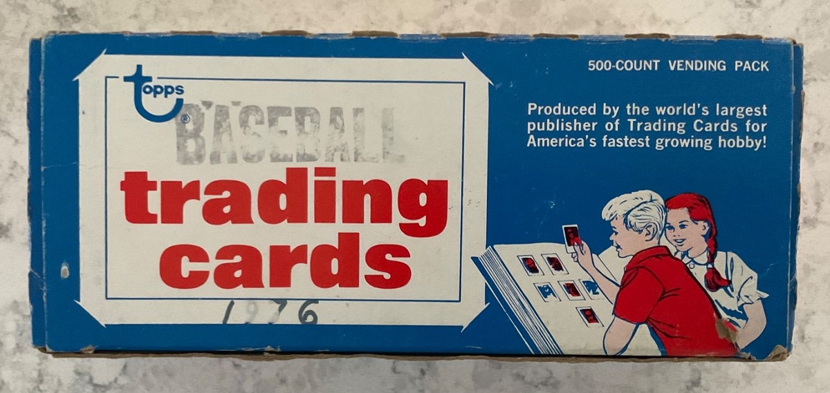 1976 Topps Baseball Vending Box | eBay